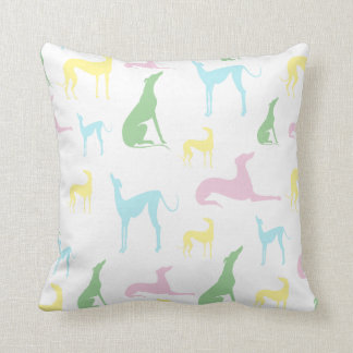 Multicoloured Greyhound Cushion