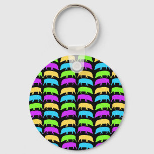 Multicoloured Hogs Keychain