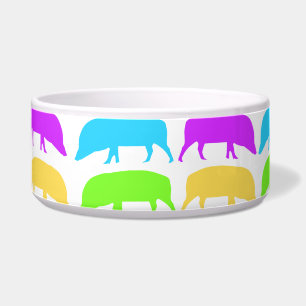 Multicoloured Hogs Yellow Green Purple Blue Dog Bo