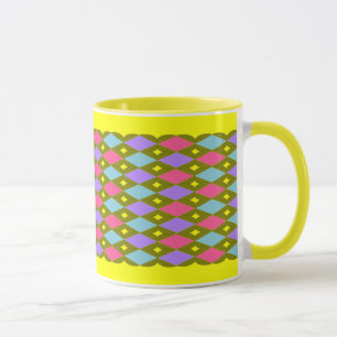 Multicoloured Honeycomb Create your own Mug