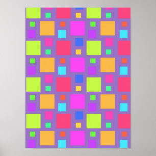 Multicoloured Squares 2011 Poster