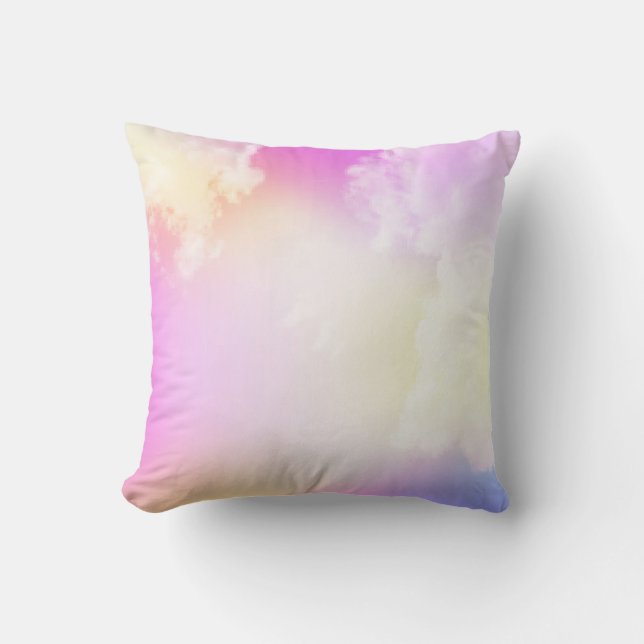 Multicoloured Throw Pillow (Front)