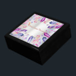 Multicolred Crystals Treasure Box<br><div class="desc">Store your treasures or give a treasure gift box to someone as a beautiful gift.
Choices of wood frames are now available.
Many designs for different occasions are available in my store.</div>