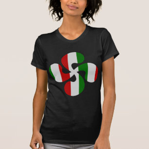 Multicouleurs crosses Basque T-Shirt