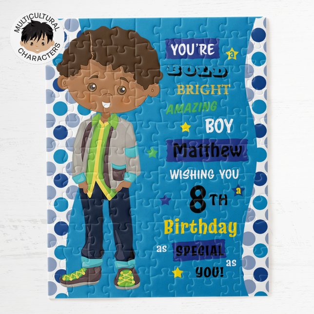 Multicultural Birthday Boy Jigsaw Puzzle (Creator Uploaded)