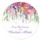 Multifloral Drop Bookplate With Name Customization