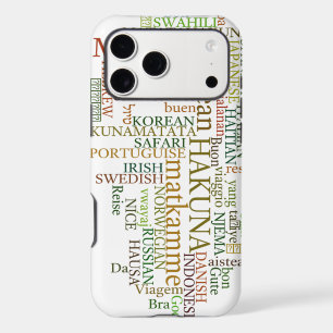 Multilingual Hakuna Matata Global Word Cloud Art