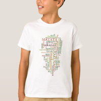 Multilingual Hakuna Matata Global Word Cloud Art