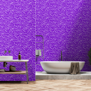 Multilingual Love Text Custom Colours Purple Wallpaper
