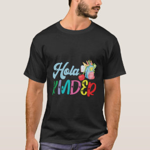Multilingual Teacher Hola Kinder Linguist Language T-Shirt