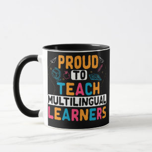 Multilingual Teacher Linguist Language ESL Mug