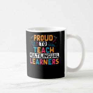 Multilingual Teacher Linguist Language ESL Teach Coffee Mug