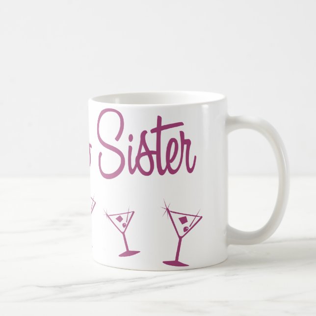MultiMartini-GroomsSister-Pink Coffee Mug (Right)