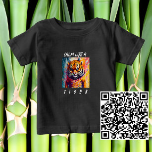 Multimedia Cool Tiger With Attitude Baby T-Shirt