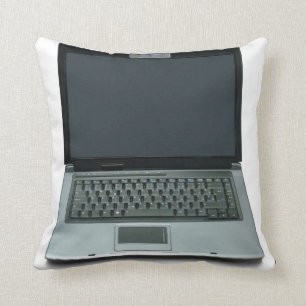 multimedia notebook computer throw pillow