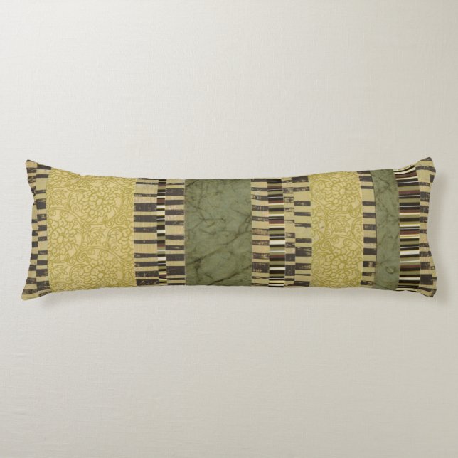 Multipatterned Panel Painting Body Pillow (Front)