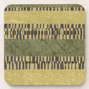 Multipatterned Panel Painting Coaster