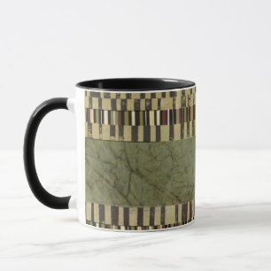 Multipatterned Panel Painting Mug