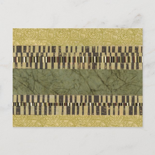 Multipatterned Panel Painting Postcard (Front)