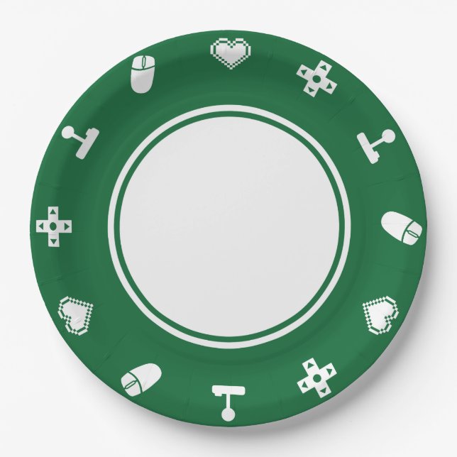 Multiplayer Mode in Green Paper Plate (Front)
