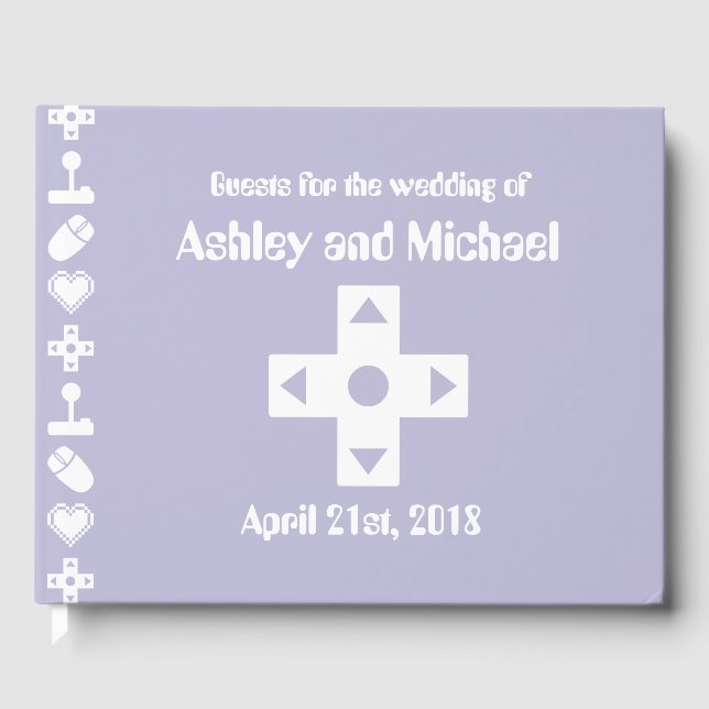 Multiplayer Mode in Lavender Guest Book (Front)