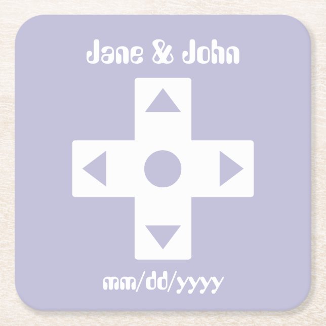 Multiplayer Mode in Lavender Paper Coaster (Front)