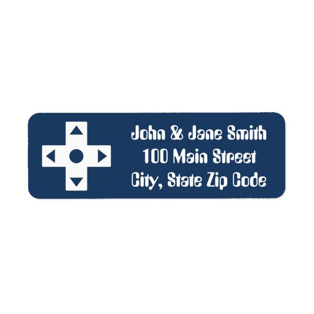 Multiplayer Mode in Navy Return Address Label (Front)