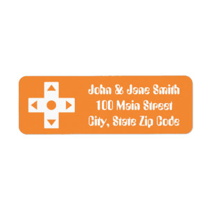 Multiplayer Mode in Orange Return Address Label