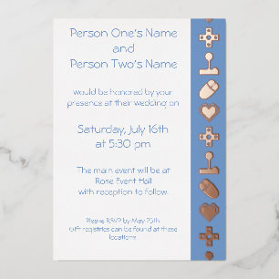 Multiplayer Mode in Periwinkle Foil Invitation