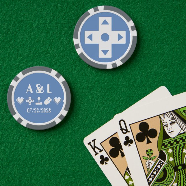 Multiplayer Mode in Periwinkle Poker Chips (Poker Table (Double))