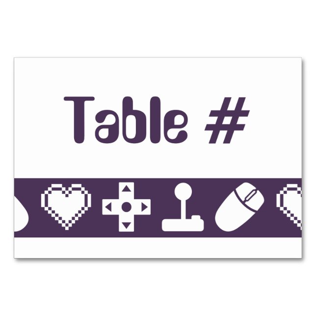Multiplayer Mode in Purple Table Card (Front)