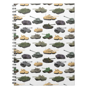 Multiple Battle Tanks Notebook