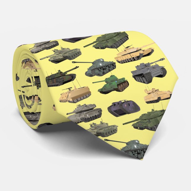 Multiple Battle Tanks Tie (Rolled)