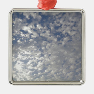 Multiple Clouds, Sky View Metal Ornament