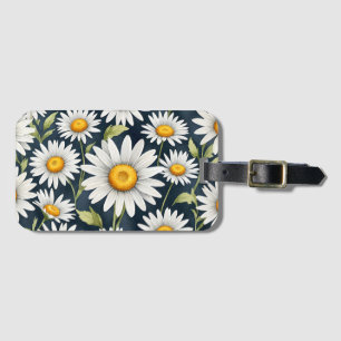 Multiple Daisy flowers  Luggage Tag