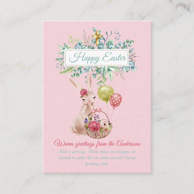 Multiple Easter Cards 100 x PHOTO LETTER BUDGET (Front)