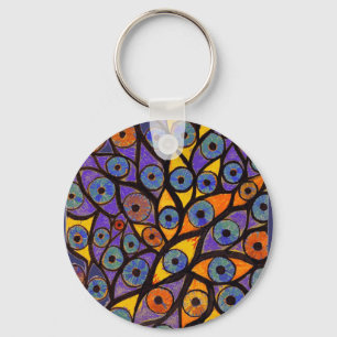 Multiple Eyes Keychain