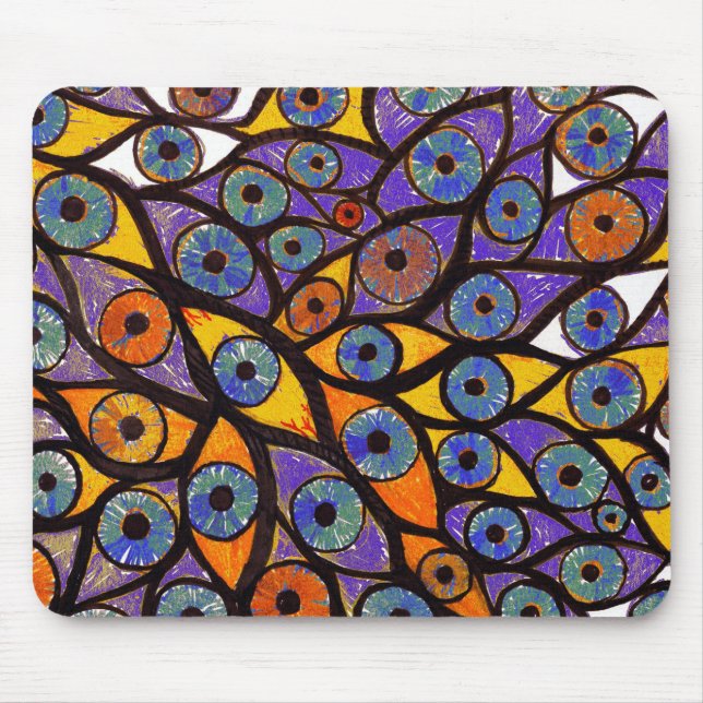 Multiple Eyes Mouse Pad (Front)