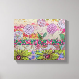 Multiple Flowers  Canvas Print