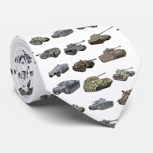Multiple German WW2 Tanks Tie (Rolled)