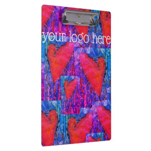 Multiple Hearts Clipboard