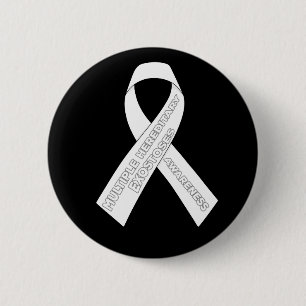 Multiple Hereditary Exostoses Awareness Ribbon 2 Inch Round Button