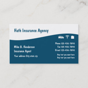 Multiple Line Insurance Business Cards