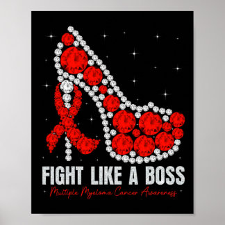 Multiple Myeloma Awareness Fight Blood Cancer Like Poster