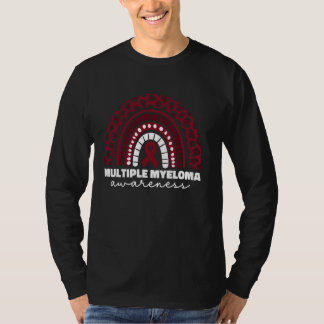 Multiple Myeloma Awareness For Women Burgundy Canc T-Shirt