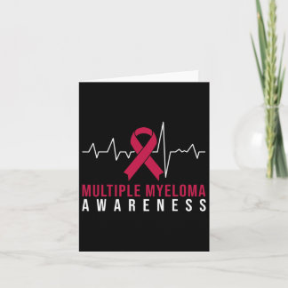 Multiple Myeloma Awareness Heartbeat  Card