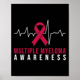 Multiple Myeloma Awareness Heartbeat Poster
