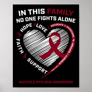 Multiple Myeloma Awareness Products Sister Dad Blo Poster