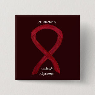 Multiple Myeloma Awareness Ribbon Custom Pins