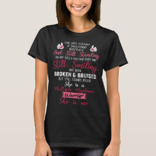 Multiple Myeloma Awareness Ribbon Support Gifts T-Shirt